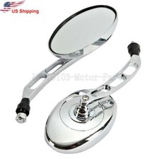 Espejos retrovisores cromados para moto Honda VT VTX 1300 1800 C R S N F T