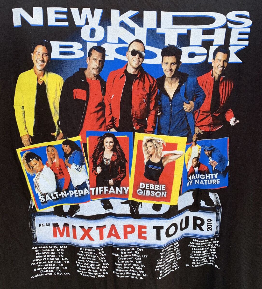 New Kids on the Block - The Mixtape tour poster