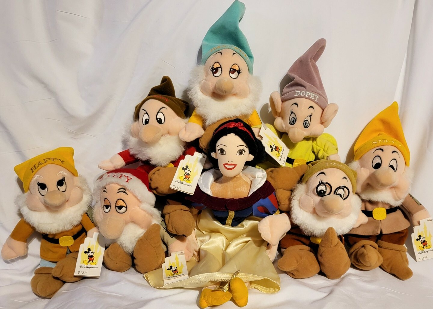 disney plush seven dwarfs