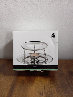 WMF Stövchen CONCEPT 13 cm, Cromargan Edelstahl, Design Ole Palsby