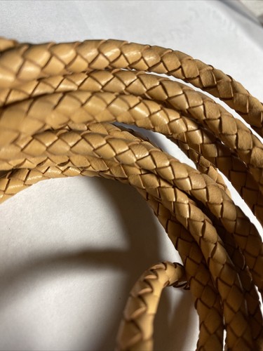 4 X Meters Of Natural Leather bolo cord 6mm High Quality Vegtan - Picture 9 of 9