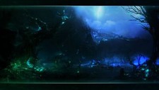 Landscape fantasy art dark Custom Gaming Mat Desk