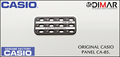VINTAGE CASIO ORIGINAL PANEL/KEYBOARD COVER FOR CASIO CA-85.