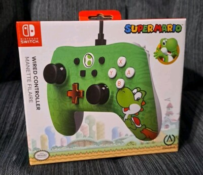 Nintendo Switch Wired Controller Yoshi Super Mario Power A NEW SEALED