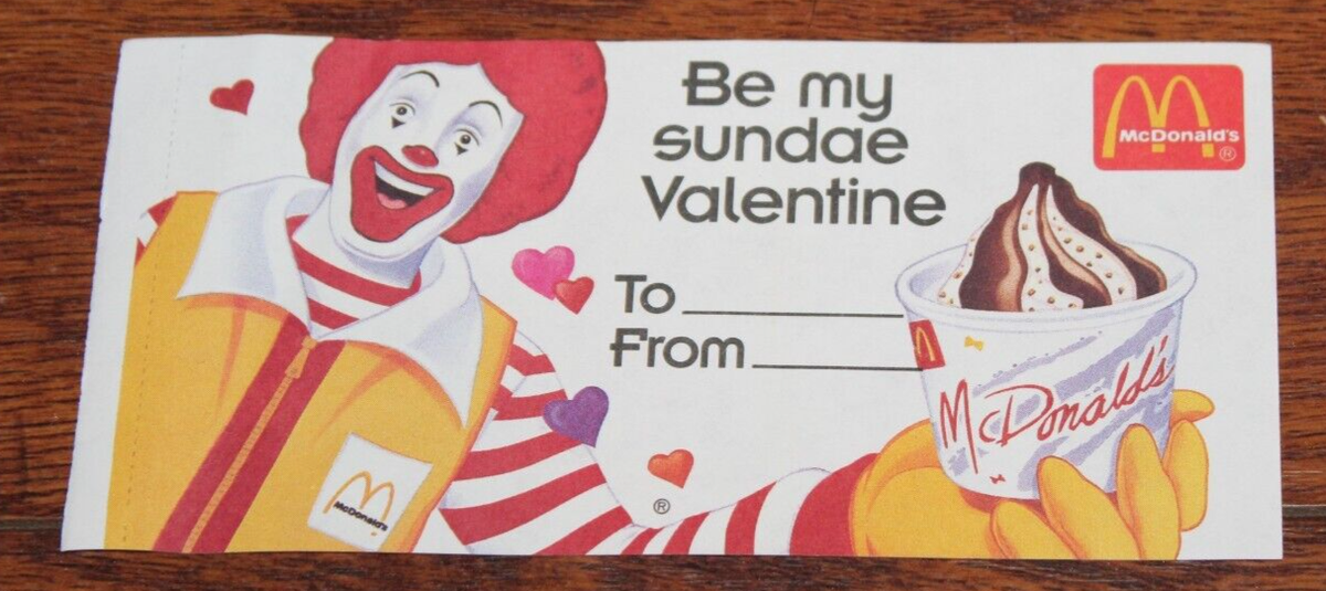 Vintage McDonalds TREAT Certificates Coupons (LOT OF 5) 1990's | eBay