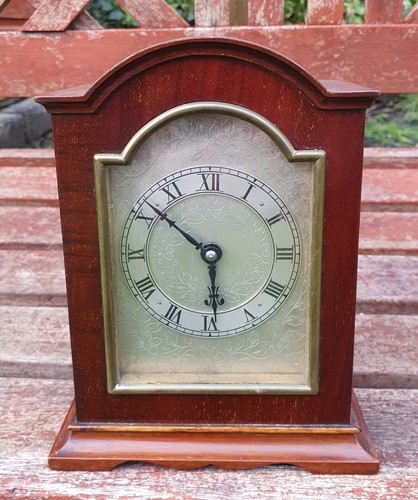 Antique French Bracket Clock Mahogany - Excellent