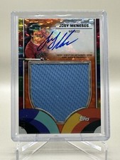 /25 Joey Meneses Relic AUTO ORANGE 2023 Topps World Baseball Classic Game-Used