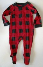    NWOT Target RED BUFFALO PLAID CHRISTMAS Pajamas  Size 3-6 Months   