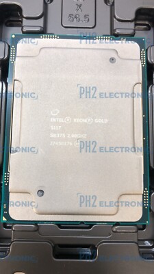 INTEL	SR37S			XEON GOLD 5117 2.00GHZ 19.25MB 14-CORE 105W PROCESSOR