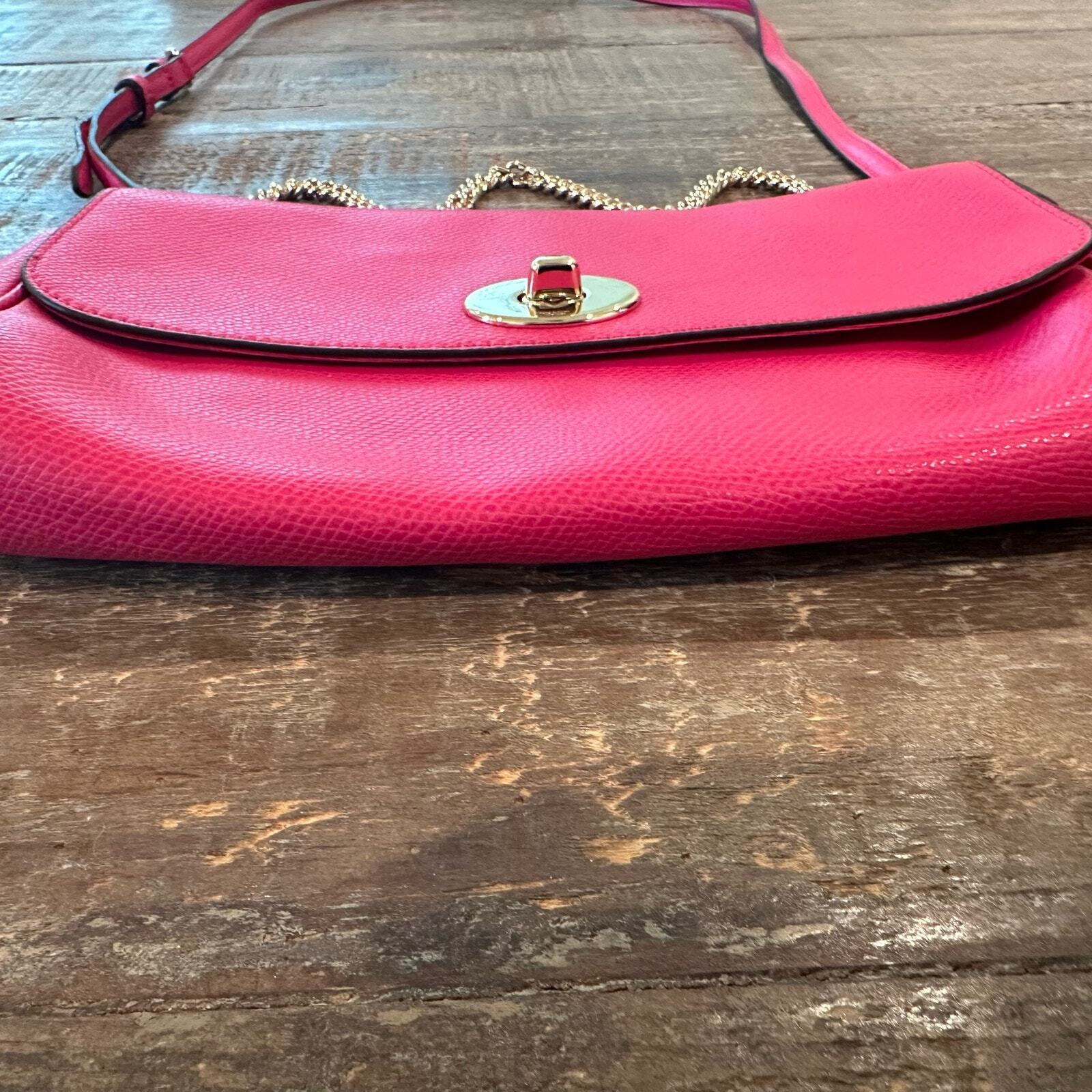 Coach Pink Ruby Crossgrain Leather Crossbody Bag … - image 7