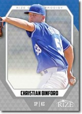 25-Ct Lot CHRISTIAN BINFORD 2014 Rize Rookie PRODIGY RCs ROYALS