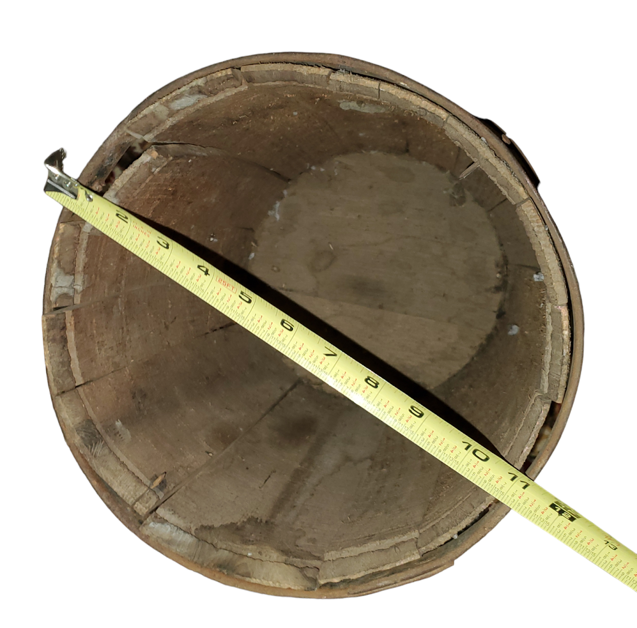 Primitive 1800's Antique Rustic Wood Keg Wine Barrel Beer Liquor