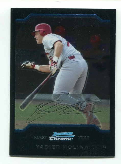 Yadier Molina Rookie Card St Louis Cardinals 2004 First Bowman Year 