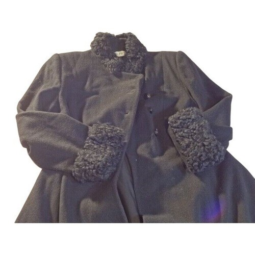 Vintage Evan Picone Blue Plaid Wool Casual Coat Womens - Size 10 - Picture 3 of 9