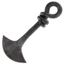 Hand Forged Pendulum Blade Medieval Mini Cheese Renaissance Gift Novelty Knife