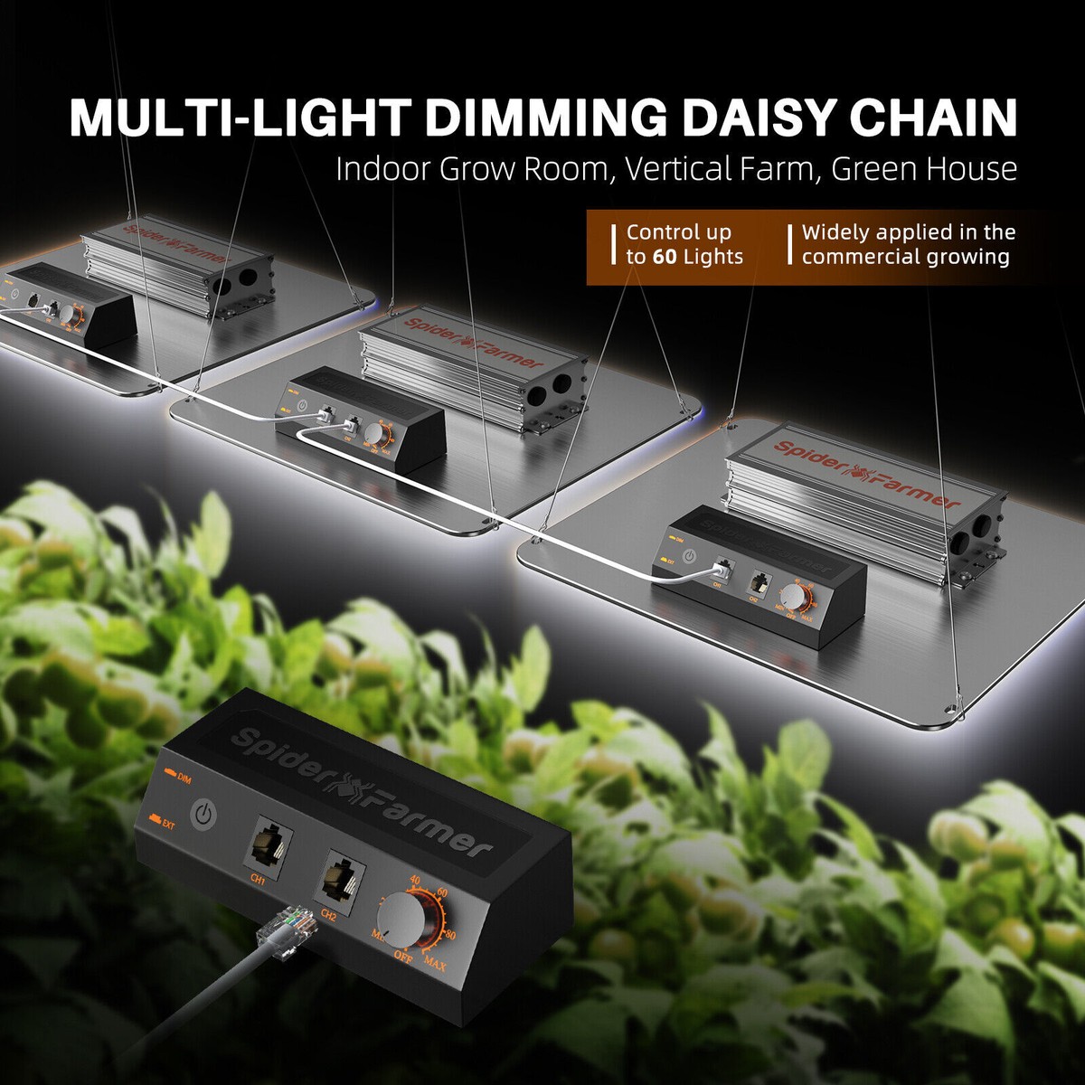 Spider Farmer SF1000,Samsung LM301H EVO Led Full Spectrum Plant