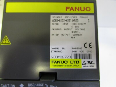 FANUC A06B-6102-H211#H520 SER C SPINDLE AMPLIFIER MODULE - USED