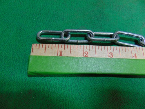 10 Stck. 11' Strait Link geschweißte Spulenkette - Größe 2 - Zink Swing Set Schutzkette - Bild 3 von 3