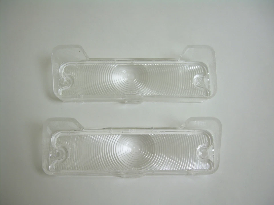 1966 66 Chevelle Malibu El Camino Parking Light Lens Clear Pair - Image 2 of 4