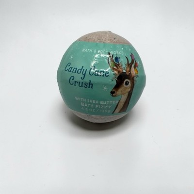 NEW Rare Bath & Body Works Candy Cane Crush Fizzy Bath Bombs
