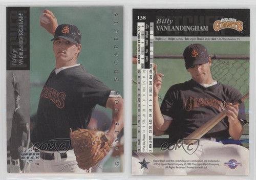 Aaa Base Ball 1994 Upper Deck Minor League Baseball William VanLandingham Bill Rookie ...