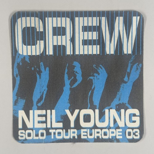 Neil Young Rundhals Pass Original Solo Und Akustisch Tour Europa St - Picture 1 of 12