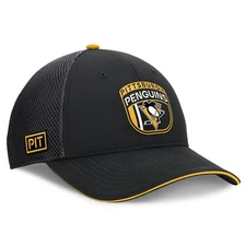 Men's Fanatics Black Pittsburgh Penguins 2024 NHL Draft On Stage Trucker