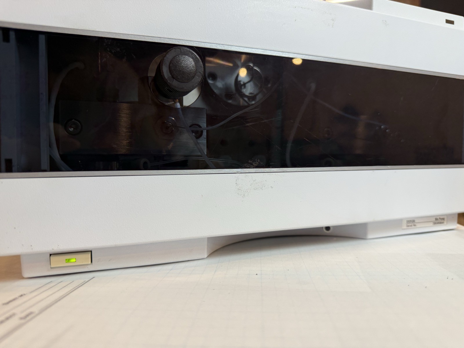 Agilent 1200 G1312A Binary Pump HPLC S/N DE63059041 — Powers On, Pumps Water