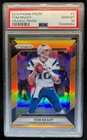 2016 Prizm Tom Brady Orange #116/299 Patriots PSA 10