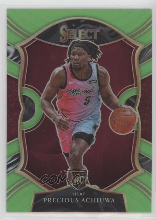 2020 Select Concourse Neon Green Prizm 23/75 Precious Achiuwa #80 Rookie RC 0p1e