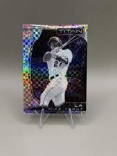 Mike Trout 2022 Panini Chronicles Titan Building Blocks baseball card #20 Angels