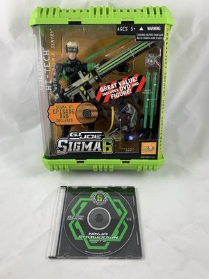 G.I. Joe Sigma 6 Hi-Tech & Hound Sentry With Episode DVD New MISB!!!