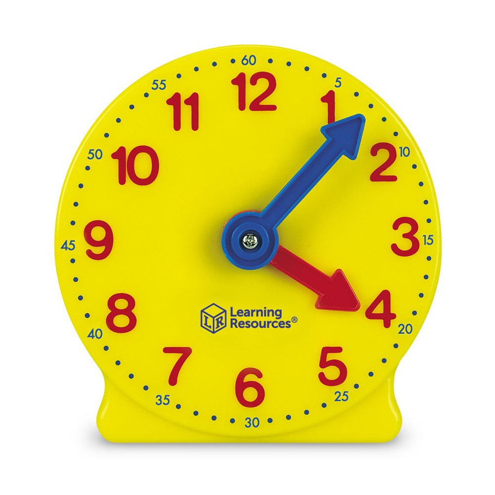 Learning Resources Big Time Mini Clock Geared Teaching Aid Classroom LER3675