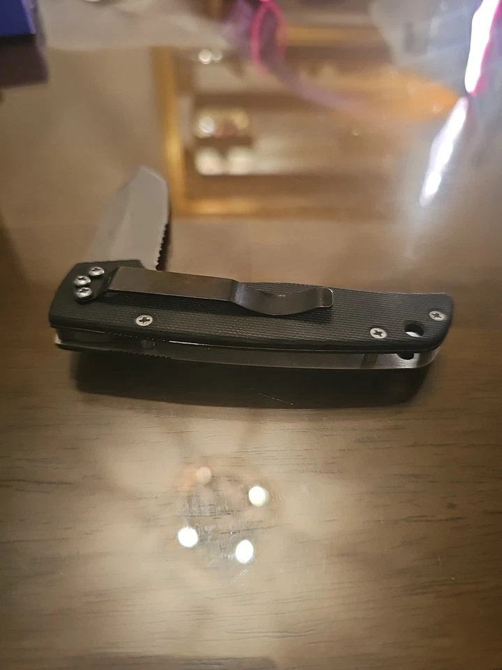 Cuchillo de Combate CUDA 1ST PRODUCTION RUN Camillus EE. UU. Plegable Única Media Hoja Serr Foto 4 de 4