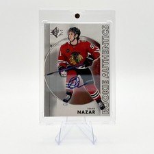 Frank Nazar (RC) - 2024-25 SP - Upper Deck - Rookie Authentics Autograph #126