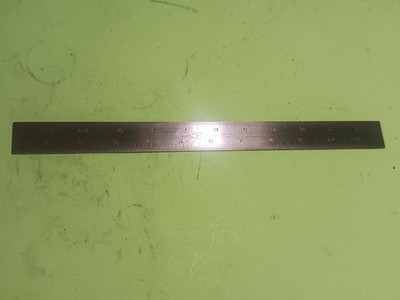 VINTAGE BROWN & SHARPE, 12'' 4R TEMP. COMBINATION SQUARE BLADE (RULE) WORKS GREAT