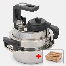 Sauten 1L Mini Schnell Reiskocher Topf 1-2 Personen Induktion Gas Alle...