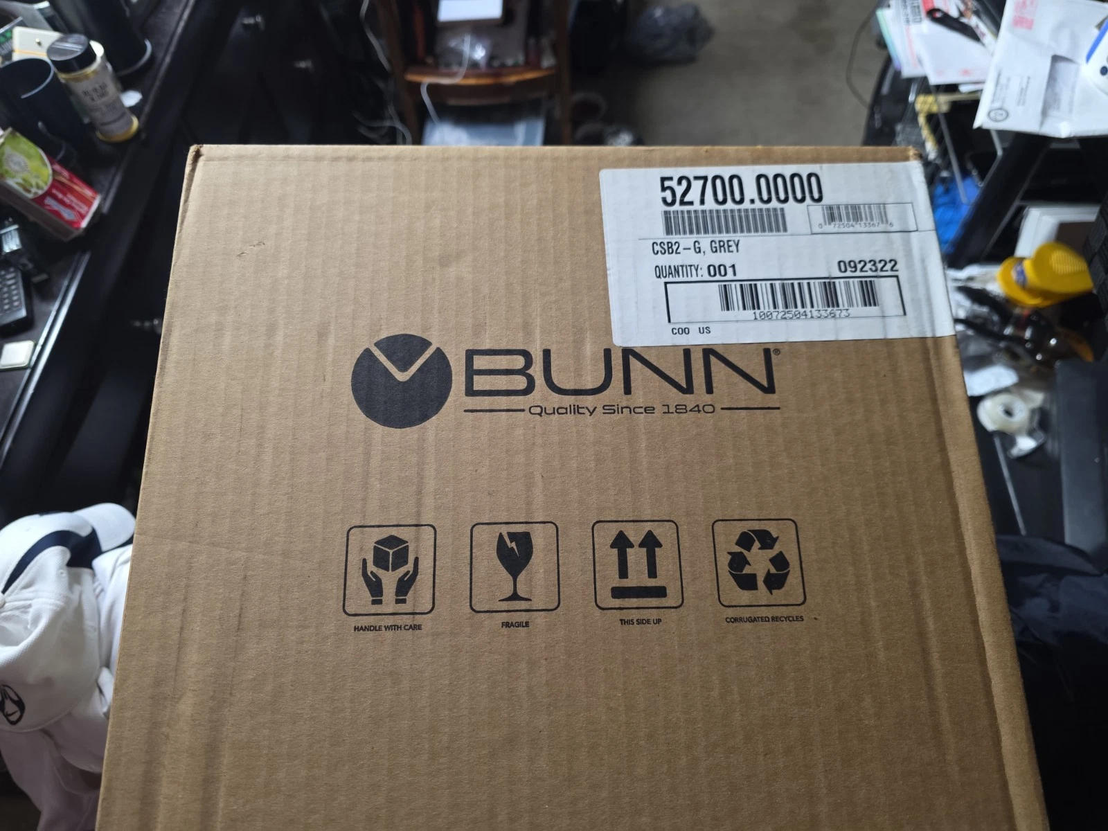 BUNN 52700 CSB2G Speed Brew Elite Coffee Maker, 10-Cup, Grey, FREE SHIP