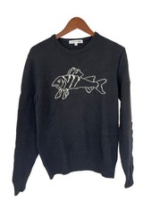UNIQLO JW Anderson Fish Pattern Wool Sweater Black Size L