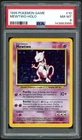 1999 POKEMON GAME BASE SET MEWTWO-HOLO #10 PSA 8