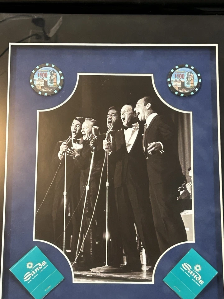 Auténtica exhibición de recuerdos de Sands Casino Las Vegas - Rat Pack Tribute Foto 4 de 4