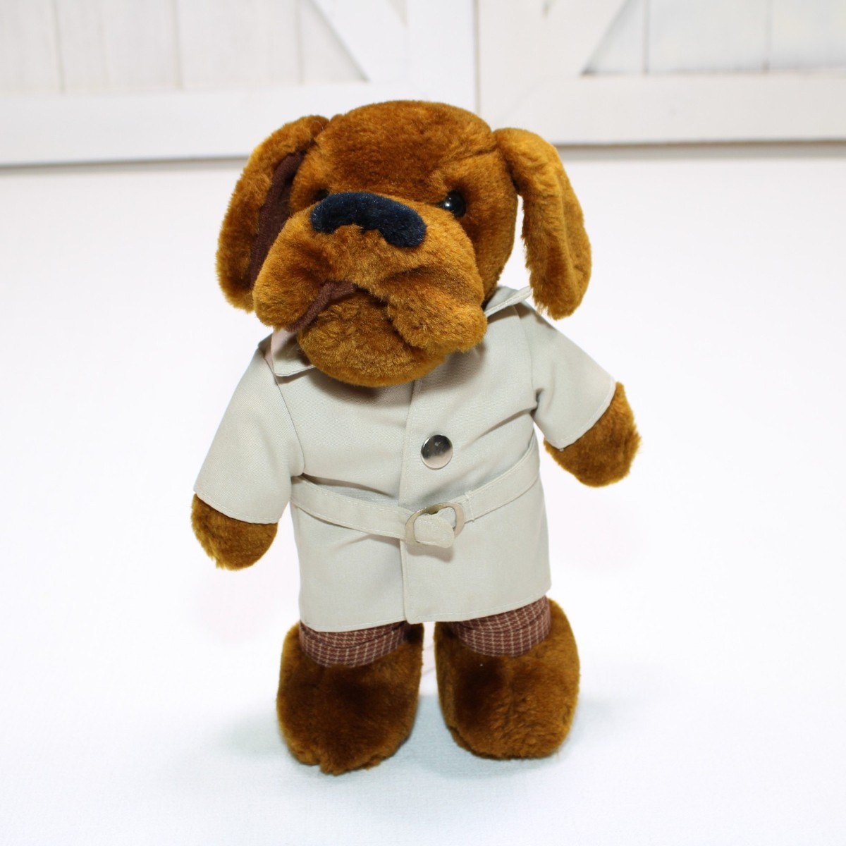 McGruff The Crime Dog Plush Toy Dakin 1979-81 in Trench Coat 10