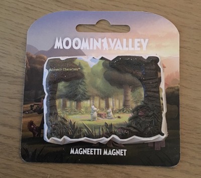 Moomin Valley Picknick groß ''Stein'' Magnet Tove Jansson Finnland 