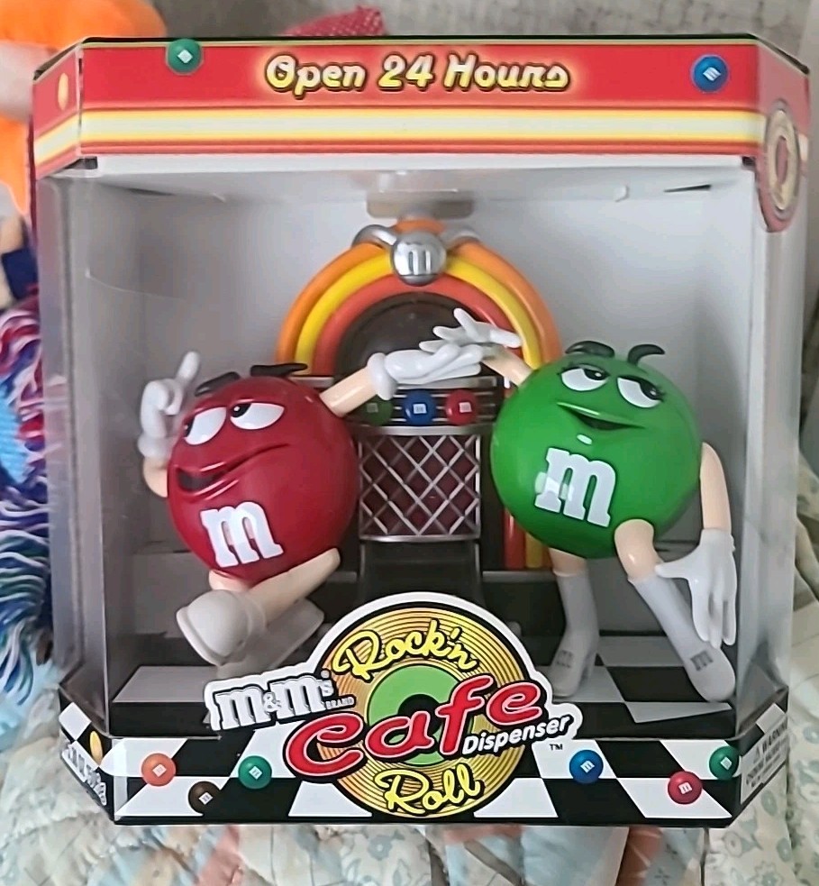 M&M's ROCK 'N ROLL CAFE Jukebox Collectible Candy Dispenser