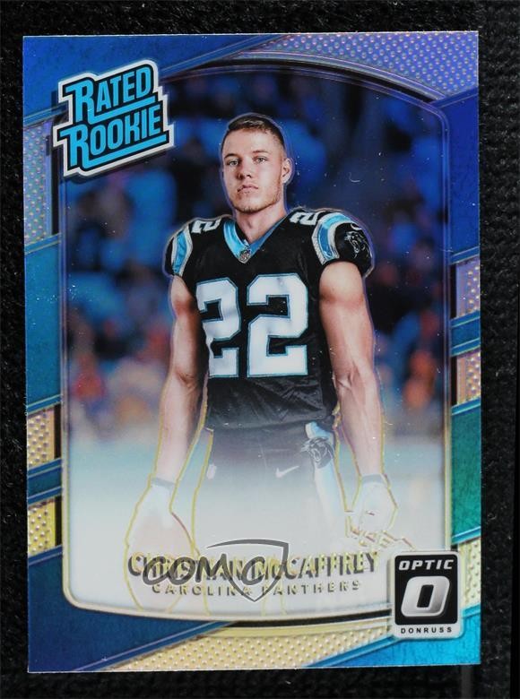 2017 Donruss Optic Rated Rookie Holo Prizm Christian McCaffrey #168 5w0