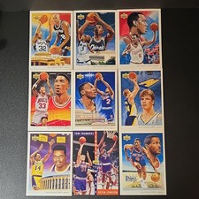 Upper Deck 1993 NBA Collector's Choice Card Lot of 9 Chambers, Johnson