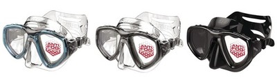 Seac Sub Clear Antifog Diving Mask Various Colors Anti-Vapor