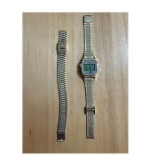 Maison Margiela MM6 x Timex Digital Gold Watc...