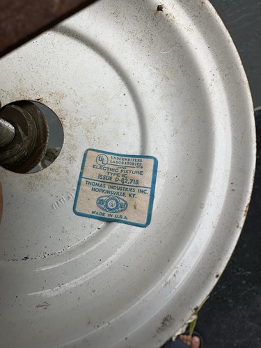 Vintage 1960s Tole Painted Floral Chandelier: Metal Hanging Light - Picture 6 of 7