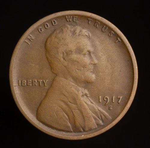 1917-S Lincoln Cent ~ VF / EF Condition ~ LOW SHIPPING!